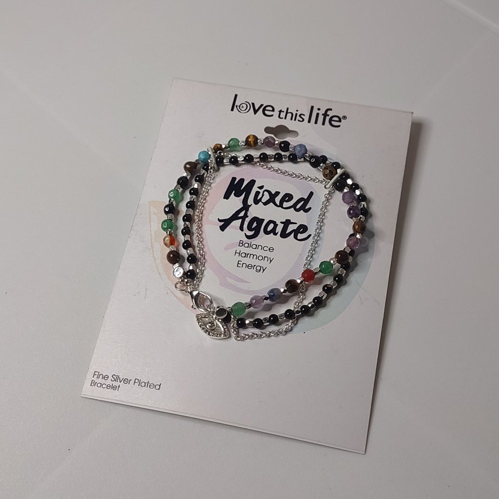 Mixed Agate Multicolor Bracelet